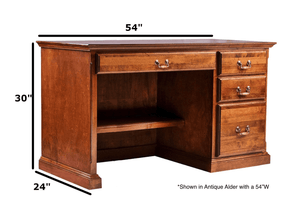 Winchester Pedestal Desk - Home Furniture Factory