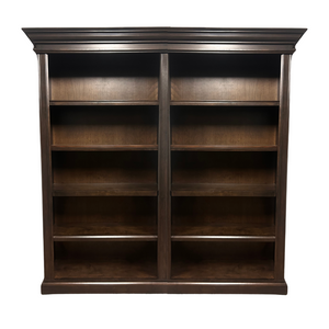 Forest Designs Crown Bookcase Wall (78W x 74" H x 15" D)